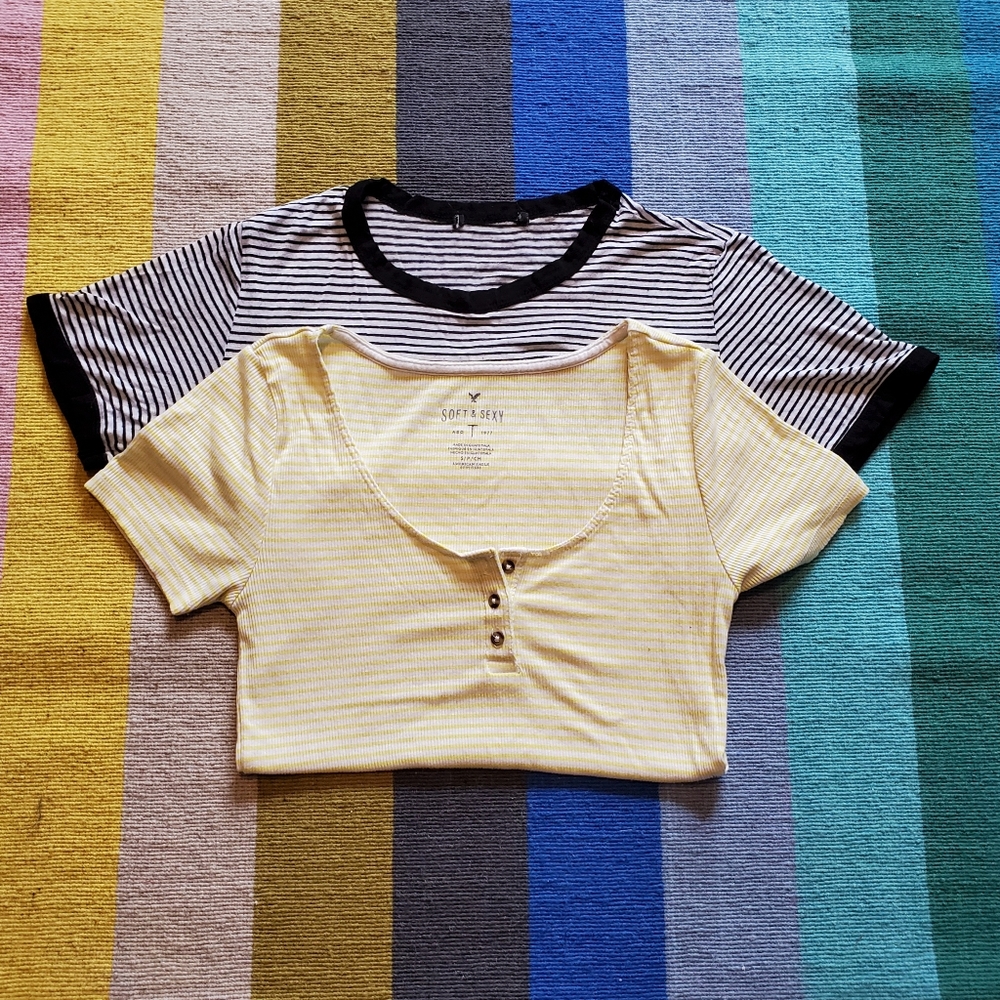 Striped tee bundle!